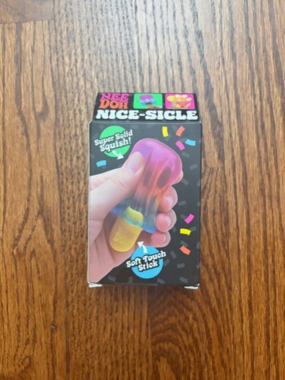 NeeDoh Nice-Sicle Squishy Fidget Toy Purple New Sensory Stress Toy - Picture 3 of 6
